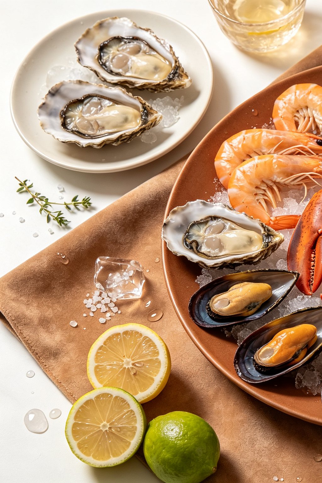 Pacific oysters with citrus
