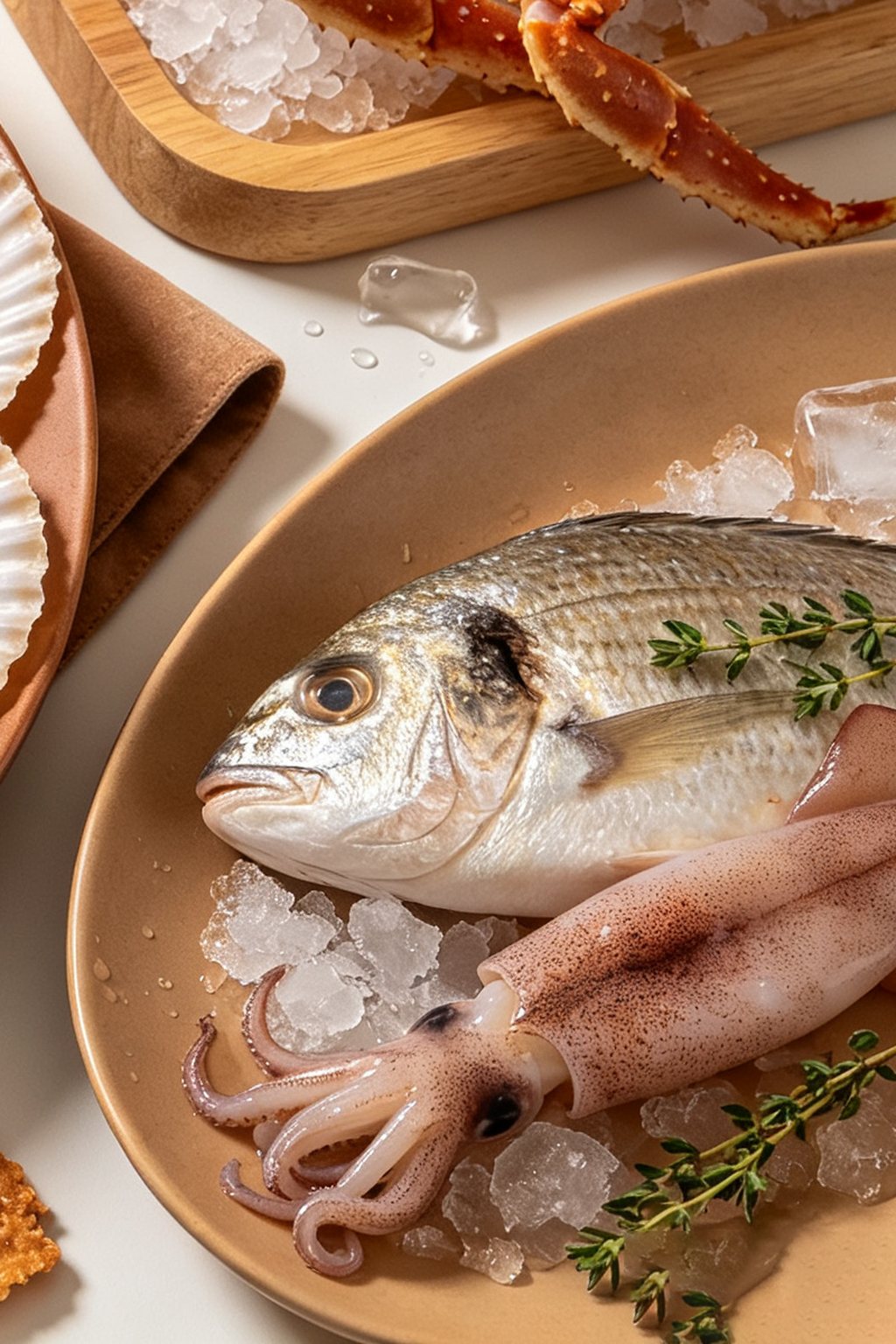 Whole fish, cooked on the bone
